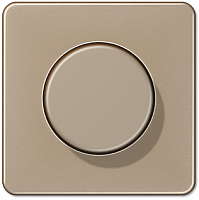 Лицевая панель Jung CD500 для светорегулятора поворотного светлая бронза картинка